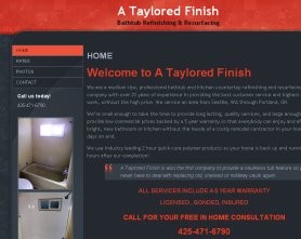 a taylored finish bathtub refinishing